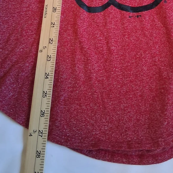 Nike- Red Heathered Muscle Tank. Size S. Genuine MLB Merch. - Picture 9 of 9